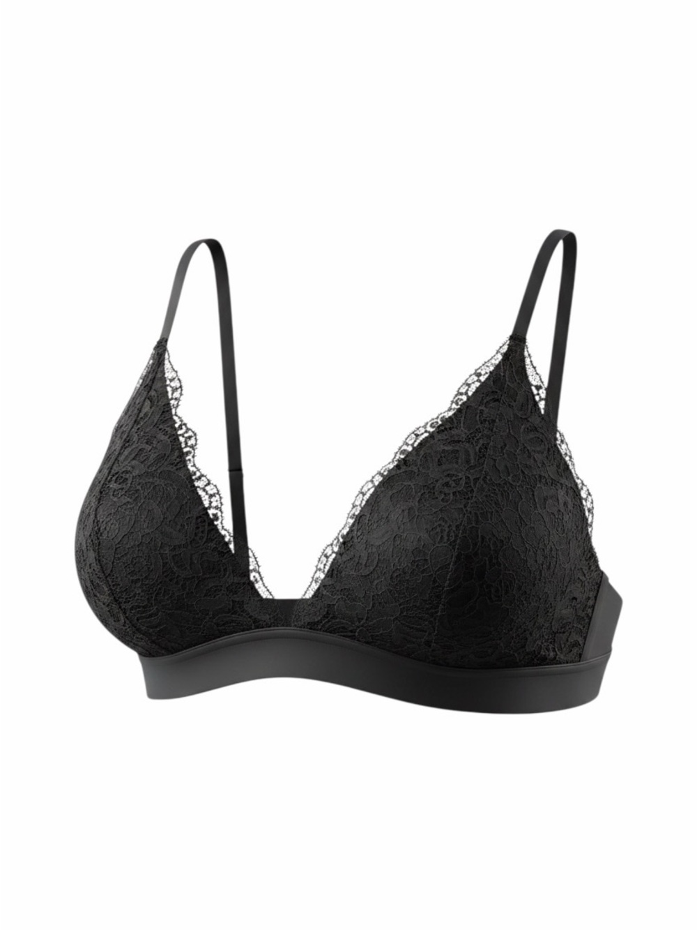 Anemone‎ Black Lace Wireless Bralette